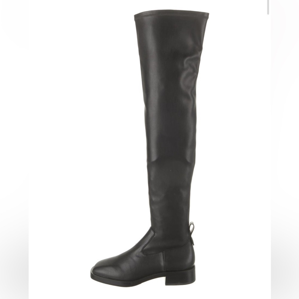Over the Knee Larroude Boots Black Leather size 7